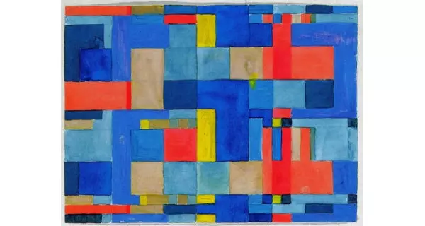 Gunta Stölzl: Entwurf für einen Wandbehang, 1927. Bauhaus-Archiv Berlin