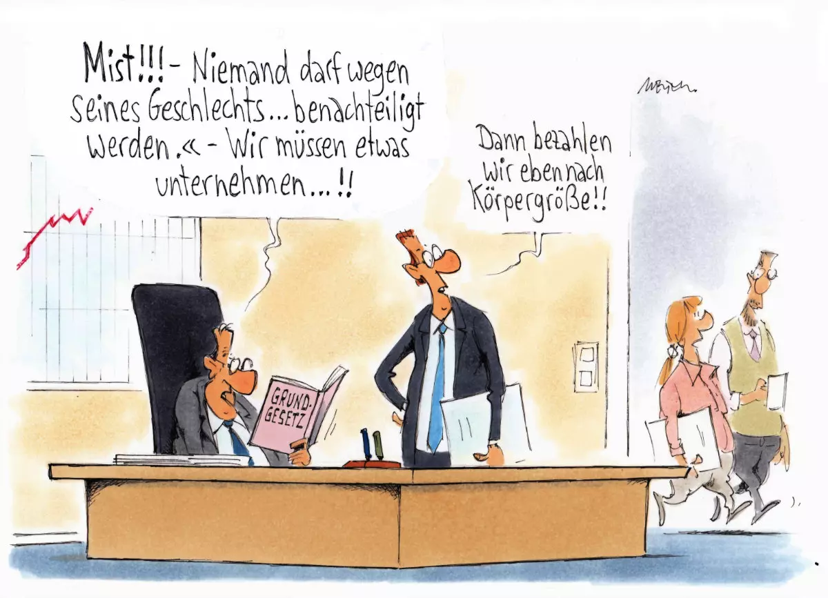 M4 Art. 3 Abs. 2: Männer und Frauen sind gleichberechtigt. Der Staat fördert die tatsächliche Durchsetzung der Gleichberechtigung von Frauen und Männern und wirkt auf die Beseitigung bestehender Nachteile hin. | Politik & Unterricht aktuell 21 | 2024