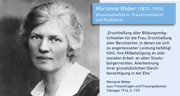 Marianne Weber (1870–1954) © Bundesarchiv, Bild 183-R74100