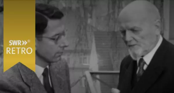 SWR Retro: Wilhelm Keil. Bild: SWR, 1957