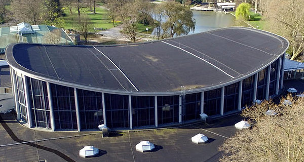 Schwarzwaldhalle in Karlsruhe. Foto: Peter Eich