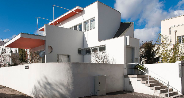 Weissenhofsiedlung, Stuttgart, Haus von Hans Scharoun. Foto: Pjt56, Wikiepdia, CC BY-SA 4.0 Weissenhofsiedlung, Stuttgart, Haus von Hans Scharoun. Foto: Pjt56, Wikiepdia, CC BY-SA 4.0