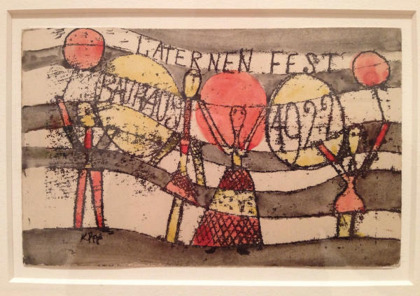 Paul Klee: Laternenfest Bauhaus 1922. Foto: btwashburn, flickr, CC BY 2.0